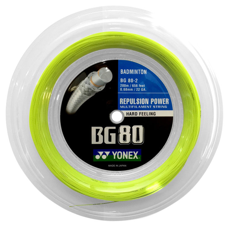 YONEX BG80 Badminton String (200m)