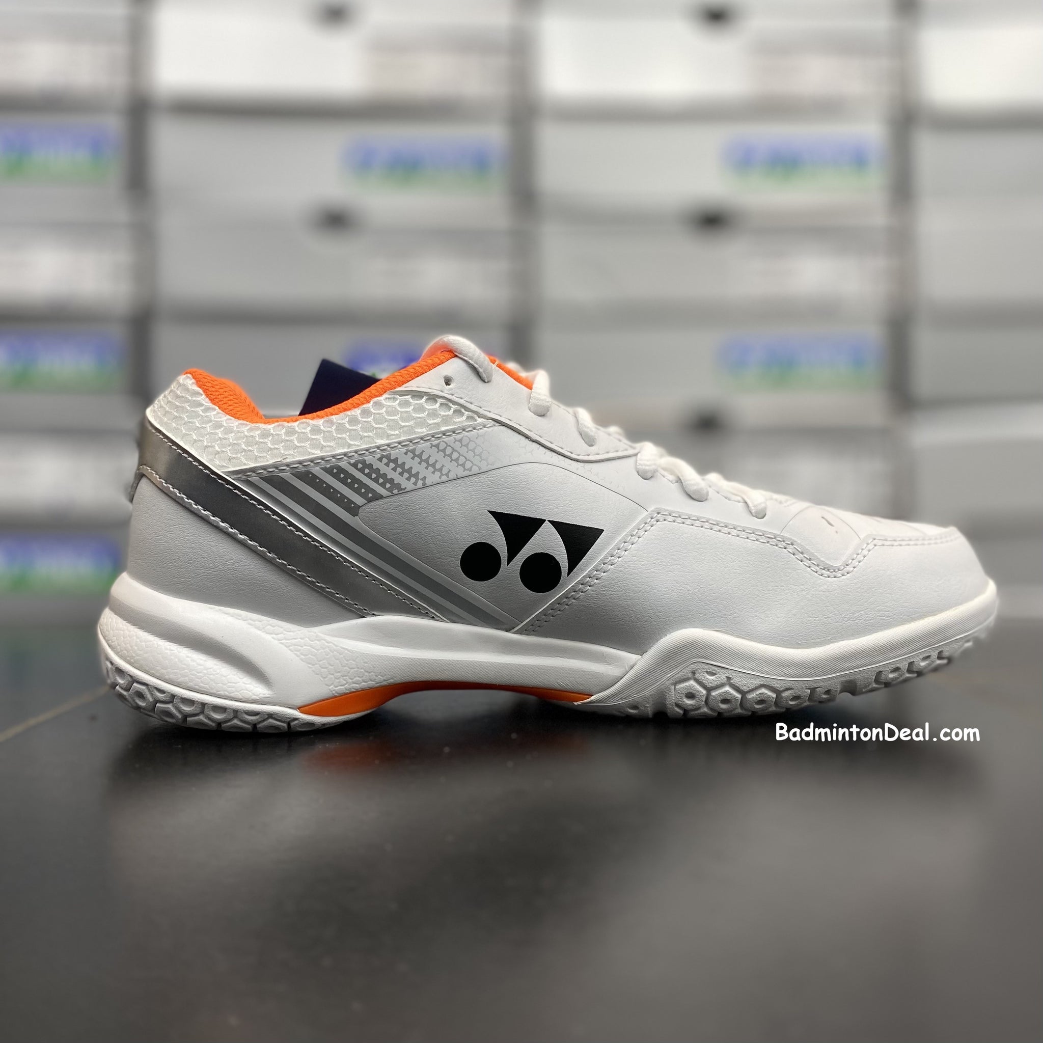 YONEX Power Cushion 65X3 Unisex Badminton Shoes (White / Orange ...