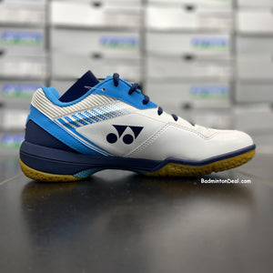 YONEX Power Cushion 65Z3 Men Badminton Shoes (White / Ocean Blue)