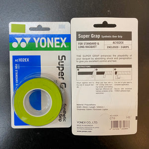 YONEX AC102EX Super Grap (3 wraps)