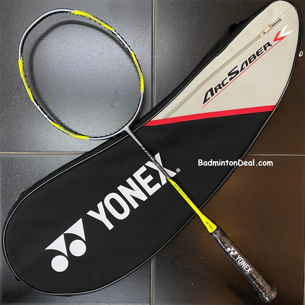 YONEX ARCSABER 7 PRO ARC7-P Racquet (Grey Yellow) – BadmintonDeal.com