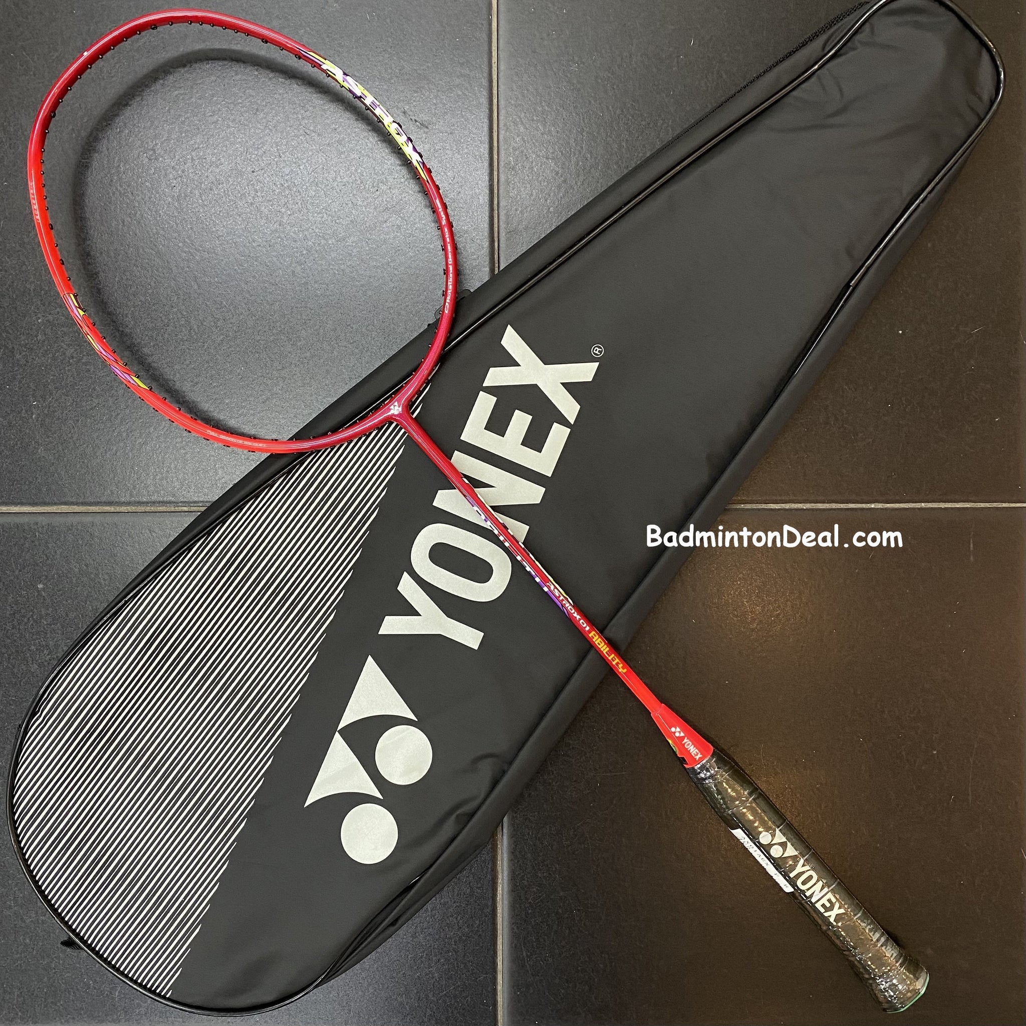 Astrox Red Racket YONEX ASTROX 01 ABILITY AX01A Racquet (Red) – BadmintonDeal.com