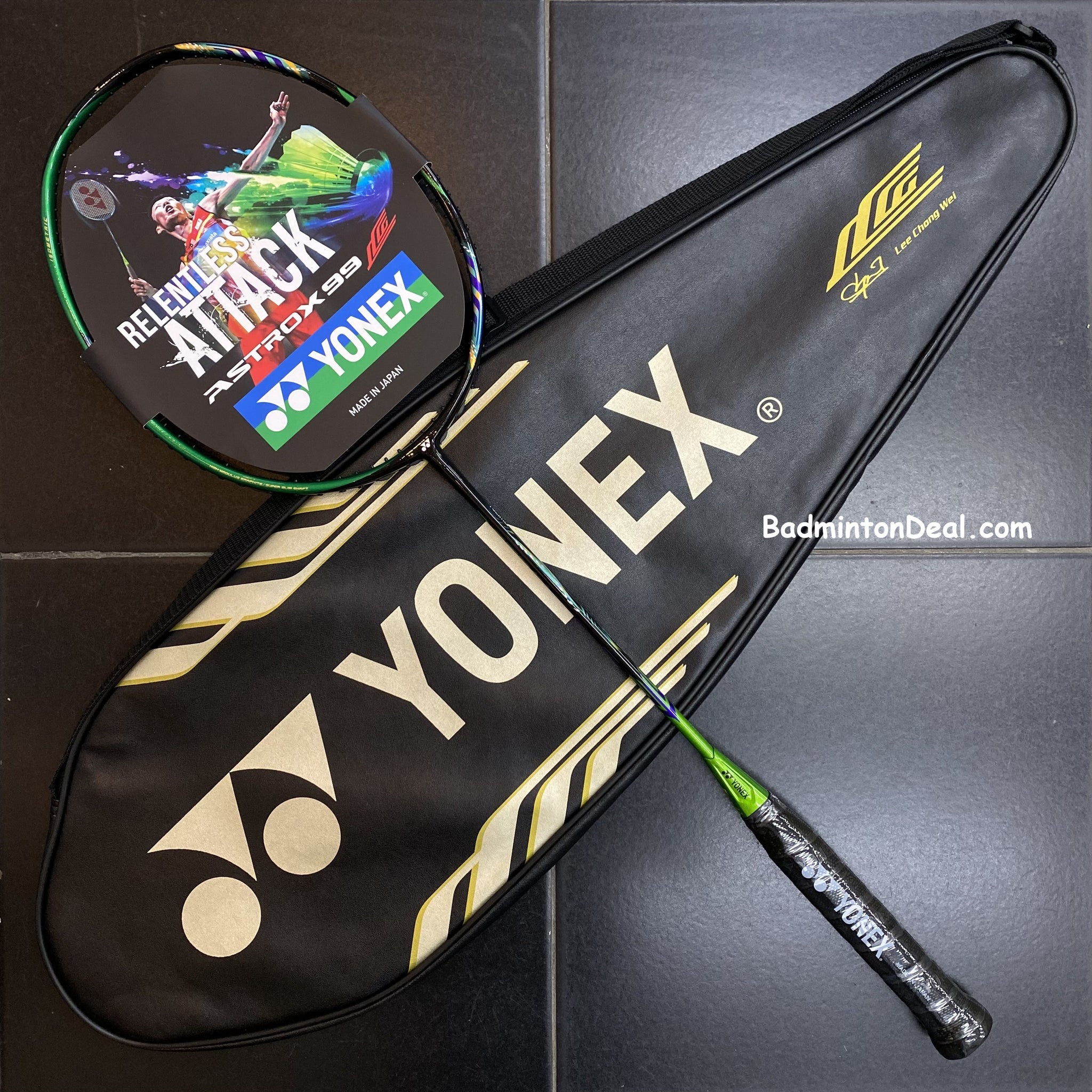 YONEX ASTROX 99 LCW AX99LCW Racquet (Green Purple) – BadmintonDeal.com
