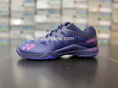 YONEX Power Cushion Aerus 3 Ladies Badminton Shoes (Navy Blue)