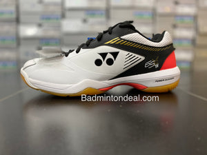 YONEX Power Cushion 65 X 2 Wide Badminton Shoes (White / Black)