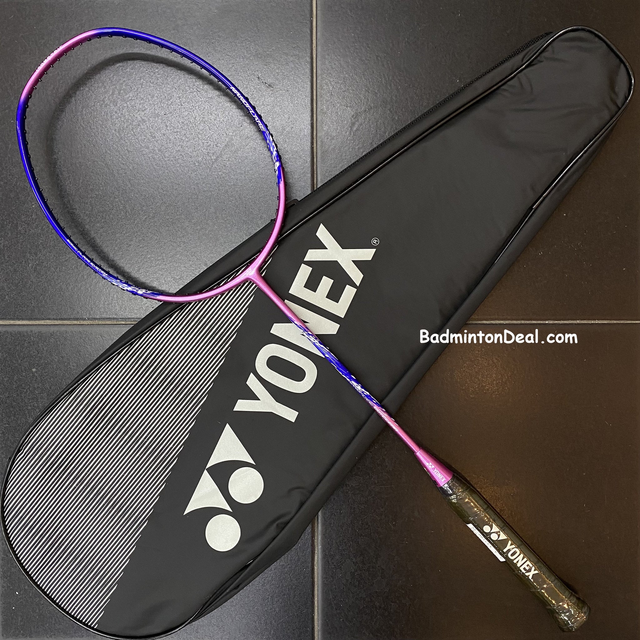 Yonex Racket Hot Pink YONEX NANOFLARE 001 CLEAR NF-001C Racquet (Pink) – BadmintonDeal.com