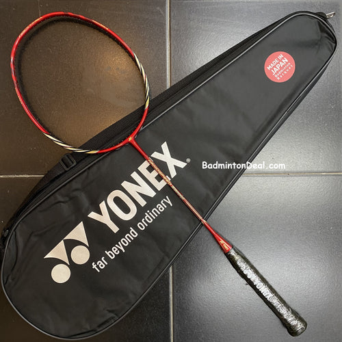 YONEX NANOSPEED 9900 NS9900 Racquet (2019 New Color Red/Gold)