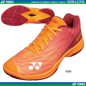 YONEX Power Cushion Aerus Z 2 Men Badminton Shoes (Orange/Red)